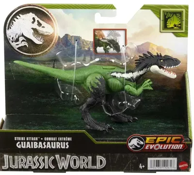 Produktbild von GUAIBASAURUS Dinosaurier Strike Attack Epic Evolution Jurassic World Mattel