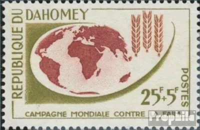 Produktbild von Briefmarken Dahomey 1963 Mi 212 (kompl.Ausg.) postfrisch Kampf gegen Hunger