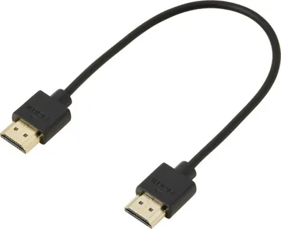 Produktbild von SpeaKa Professional HDMI Anschlusskabel HDMI-A Stecker, HDMI-A Stecker 0.20 m Schwarz SP-9076308 4K UHD, Audio Return C