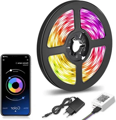 Obrázok produktu pre Bluetooth RGB LED pásik 15 m s synchronizáciou s hudbou