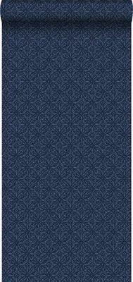 Obrázek produktu pro Walls4You Tapeta s etnickým motivem tmavě modrá - 935334 - 53 cm x 10,05 m