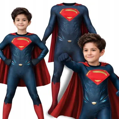 Produktbild von Hopki Superman Kinderkostüm mit Umhang für Karneval
