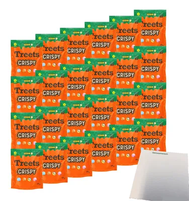 Produktbild von Treets Crispy Vegan VPE (24x175g Packung) + usy Block