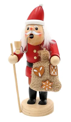 Nikolaus mit roten Mantel, dem weißen Bart und roter Mütze ist universelles Symbol für Weihnachten.
