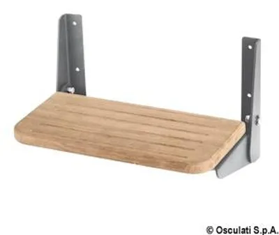Produktbild von Klappbarer Fußhocker mit Teakholzstufe 300 x 150 mm Osculati 48.587.00