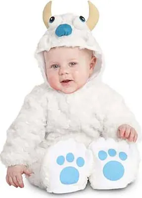 Obrázok produktu pre Mama Baby Yeti Kostým biely 7-12 mesiacov Biely 7-12 mesiacov