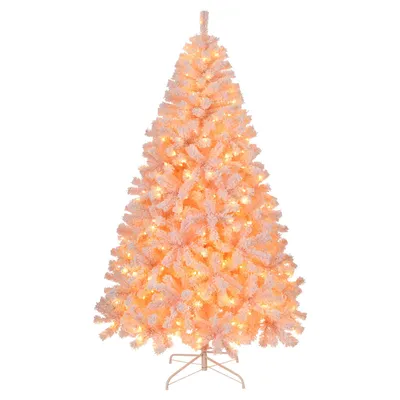 Produktbild von LEADZM 180cm Künstlicher Weihnachtsbaum mit Beleuchtung LED , Tannenbaum mit 750 Spitzen & Metallständer