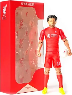 Zdjęcie produktu dla Figurka Salaha 20 cm - kolekcjonerska figurka klubu piłkarskiego Liverpool