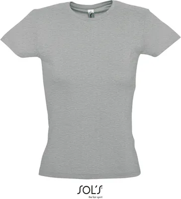 Immagine prodotto di SOLs 11386 | Maglietta da donna Miss - Colore: Grigio Melange - Taglia: L