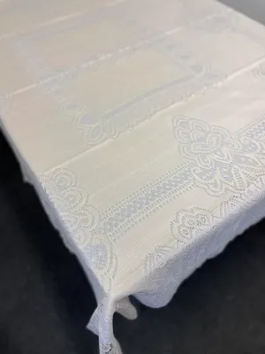 Obrázek produktu pro Ubrus krajkový 120x140 cm meruňkový