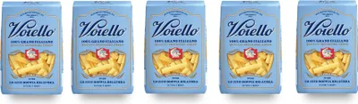 Produktbild von 5x Voiello Lo Zito Doppia Rigatura n°128 Pasta 100% Italienischer Weizen 500g Teigwaren aus Hartweizengrieß Bronze-Zeichnung