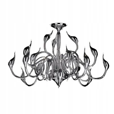 Imagen del producto de Italux PND-2424-1L-WH, lámpara colgante Palermo, diámetro 320 mm, 1 bombilla de 40W, casquillo E27, color blanco