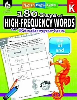 Produktbild von 180 Days Of Highfrequency Words For Kind – Lingua: Inglese