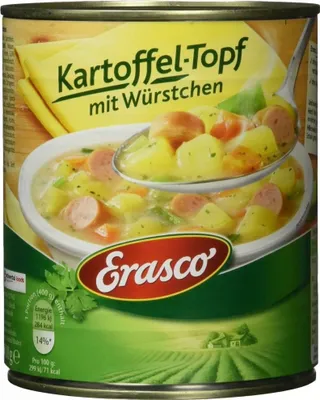 Immagine prodotto di Erasco Kartoffel mit Würstchen Dosen-Eintopf 800,0 g