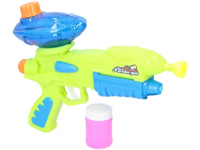 Image de Pistolet à eau Waterzone « Bubbels », 2 en 1 : eau et bulles de savon