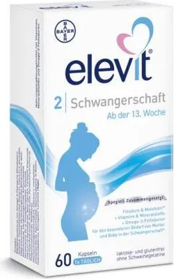 Produktbild von Elevit 2 těhotenské Softgels 60 kapslí