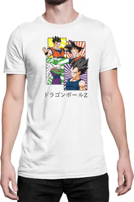Immagine prodotto di Maglietta da uomo Dragon Anime Manga Ball Z Goku 41, Man L , Blanc