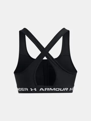 Produktbild von Under Armour Damen BH Crossback Mid Bra-Schwarz 1361034-006__SM