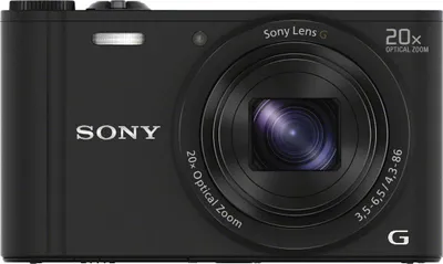 Produktbild von Sony Cybershot DSC-WX350 18 Megapixel Digitalkamera schwarz