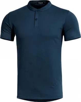 Produktbild von Pentagon Romeo Henley Kurzarm-poloshirt Blau L Mann Blau L