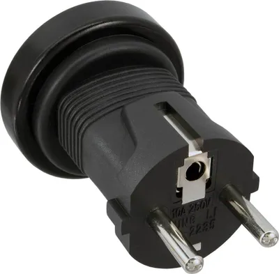 Immagine prodotto di InLine® Adattatore alimentazione, Spina CEE 7/7 a Presa I (Australia)I, Nero