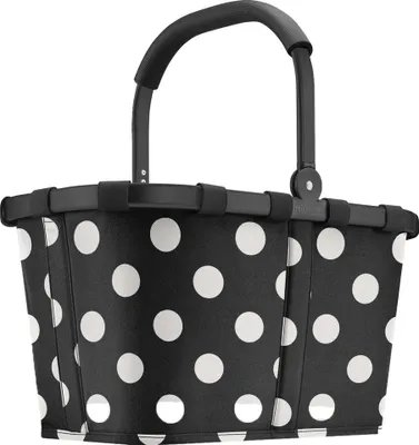 Image de reisenthel panier à provisions Carrybag Frame Dots White noir