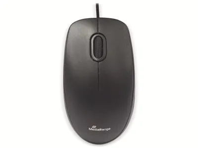 Zdjęcie produktu dla MediaRange MROS212, Po prawej stronie, Optyczny, USB Typu-A, 1000 DPI, Czarny