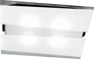 Immagine prodotto di Toplight Plafoniera da soffitto 4 luci Mad con attacco E27, struttura cromo e bianca, design moderno 70x50x10cm