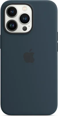 Produktbild von Apple Silicone Case with MagSafe Abyss Blue, iPhone 13 Pro Max, MM2T3ZM/A