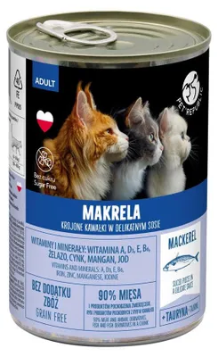 Image de PETREPUBLIC Morue en sauce délicate - nourriture humide pour chats - 400 g