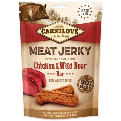 Image de Carnilove Dog Snack Viande Jerky Huhn & Wildschwein 100g
