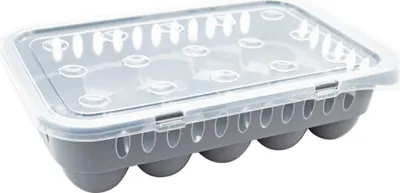Produktbild von Eierkarton 15Stück EGGS grau