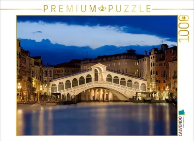 Produktbild von CALVENDO Puzzle Rialtobrücke | 1000 Teile Lege-Größe 64x48cm Foto-Puzzle für glückliche Stunden