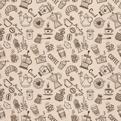 Immagine prodotto di OUTDOOR DEKOSTOFFE OXFORD - Motivo dell'ora del caffè