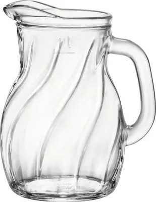 Produktbild von Pengo 1220410, Karaffe, 1 l, Transparent, Glas, Rund