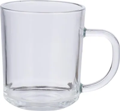 Produktbild von Kaffeebecher Glas 0,2L Transparent Tassen Tee Trinken Pott Geschirr Küchen Cups