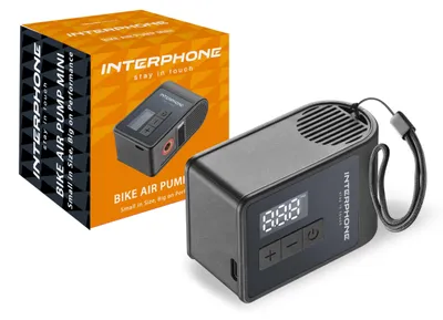 Immagine prodotto di INTERPHONE Pompa ad aria ricaricabile Pompa ad aria nera