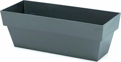 Image de Jardinière Plastiken Anthracite Design Moderne Et Durable En Plastique - Plastiken