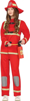 Produktbild von Feuerwehr Kostüm für Kinder, Größe:152/158