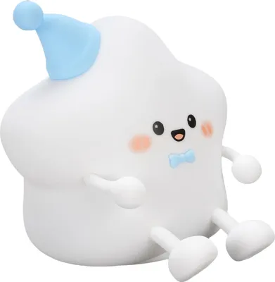 Obrázek produktu pro Roztomilé hvězdné noční světlo pro ložnici Silikonové noční světlo 1200mAh baterie dobíjecí noční lampička Kawaii Room Decor