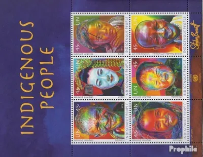 Produktbild von Briefmarken UNO - New York 2012 Mi Block38 (kompl.Ausg.) postfrisch Indigene Menschen