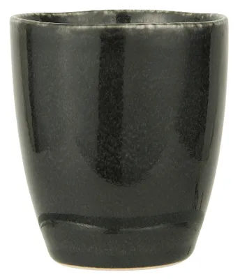 Produktbild von IB Laursen Becher DUNES Schwarz ANTIQUE BLACK ohne Henkel Keramik Geschirr Tasse