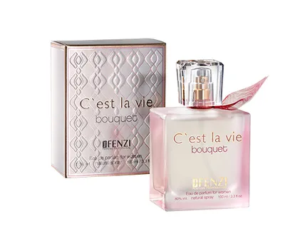 Produktbild von JFenzi C’est La Vie Bouquet Eau de Parfum 100 ml – Blumig-Fruchtiger Damenduft mit sinnlicher Eleganz