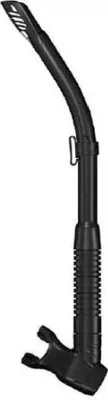 Image de Tecnomar Cuda Semidry Tuba de plongée Noir Noir One Size