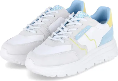 Produktbild von Tamaris Damen Low Sneaker Weiß Leder & Textil Größe: 40