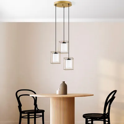 Produktbild von Opviq, Swank - 702-7, Kronleuchter, Gold, METALLKÖRPER, 65 x 15 x 113 cm