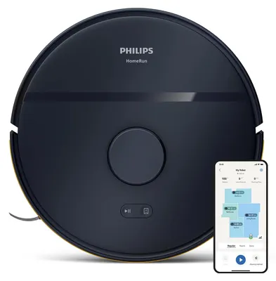 Produktbild von Philips HomeRun 2000 Series Saug- & Wischgroboter, schwarz (XU2000/15)