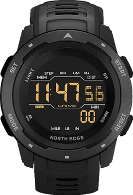 Produktbild von Herren Digitaluhr Herren Sportuhren Dual Time Schrittz?hler Wecker Wasserdichte 50M Digitaluhr Milit?ruhr
