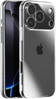 Produktbild von Avizar, Silikon Hülle iPhone 17 Pro weich und robust, Transparent