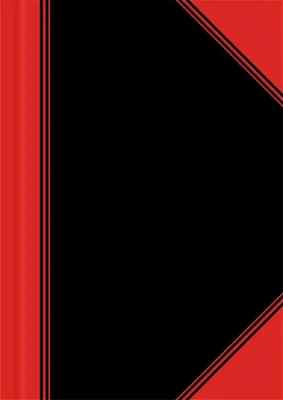 Produktbild von Bantex 100302816, Einfarbig, Schwarz, Rot, A6, 96 Blätter, 70 g/m², Taschenbuch